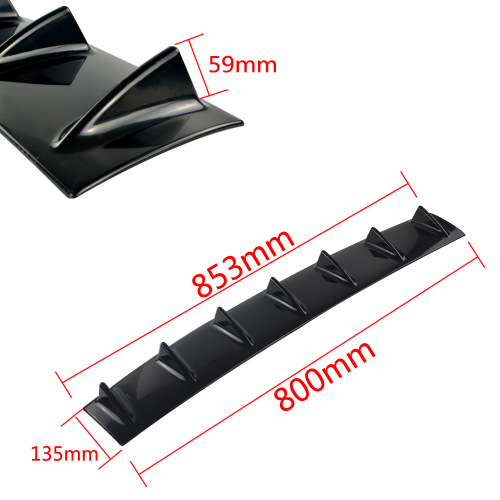 Automobile modified bumper chassis guide plate accessories