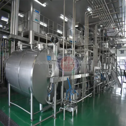 High Efficiency Industrial Soy Milk and Almond Milk Production Line