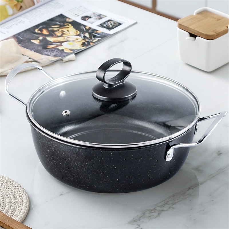 QueenTime Stock Pots For Kitchen Cooking Pot Nonstick Soup Pot Cooking Utensil Saucepan For Gas Induction Cooker Cookware