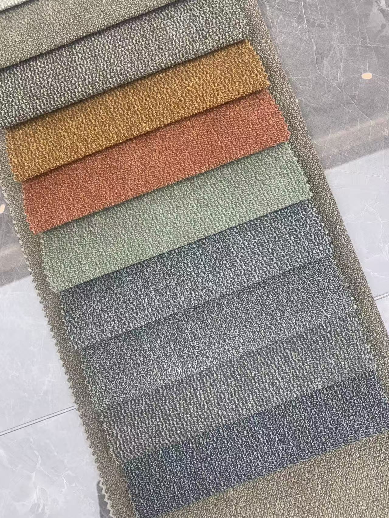 Luxury Plain Upholstery Fabric for Sofa and Furniture