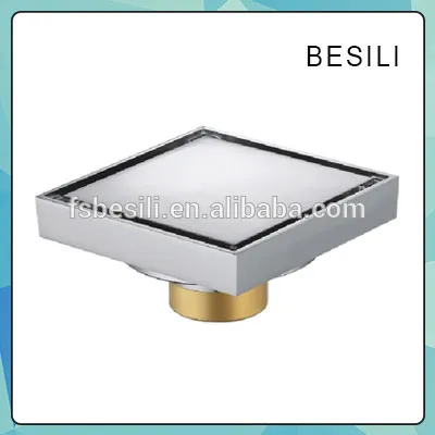 Insert Tiles concealed floor drain Chromed Floor Waste 118823W