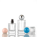 Perfume Bottle Glass Square 30ML 50ML Ball Lid