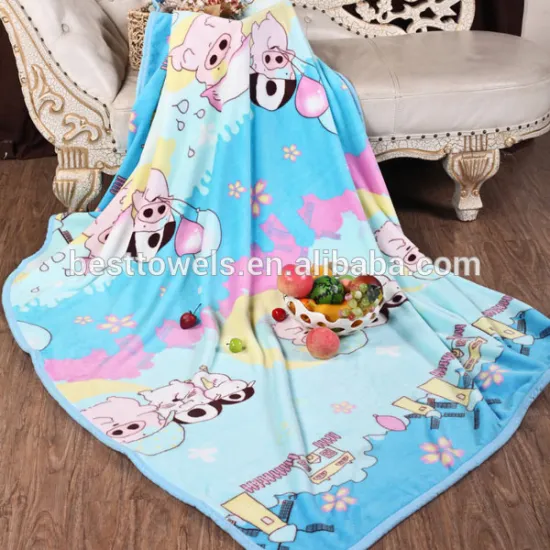 2014 new design flannel picnic blanket