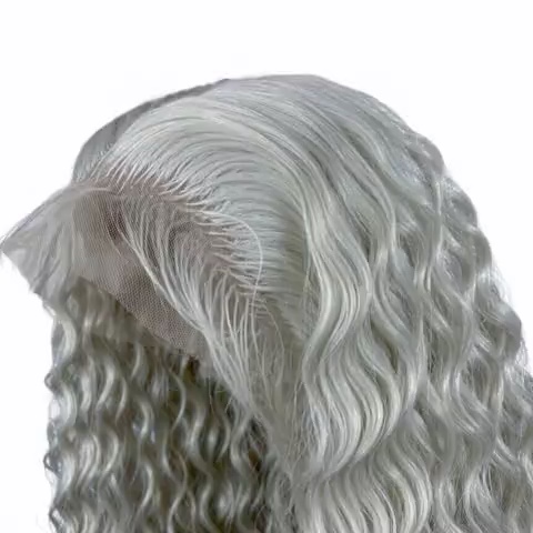 Natural Black Silky Straight Lace Front Wig