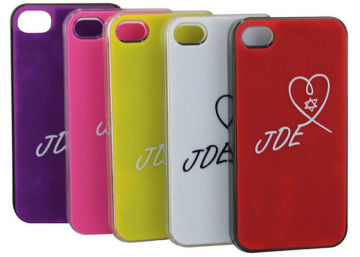 Iphone5 Love Silicone Protective Phone Covers , Customized Phone Covers