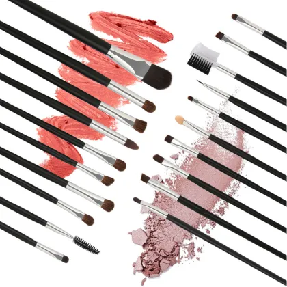 20PCS Horse Hair Wooden Handle Makeup Brushes Sets