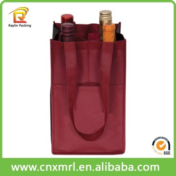 High Quality Customized Printed Gift Wine Bottle Bags