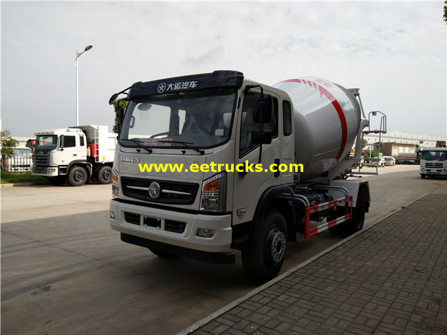 3000L Concrete Mixing Trucks