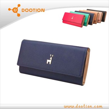fashion lady wallet with deer decoration
