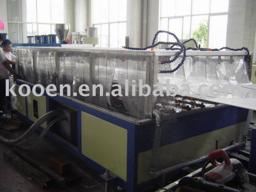 wood plastic door pane production line