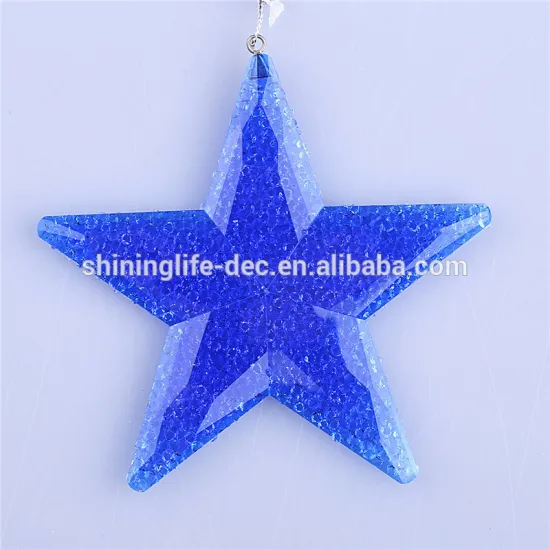 Middle size star pendant new style colorful indoor decoration