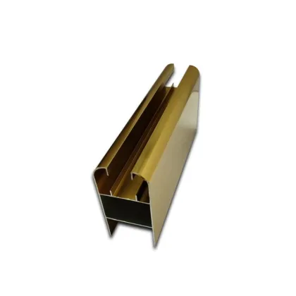 Hongying golden polish aluminium profiles for decoration