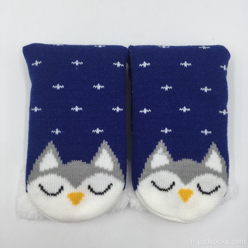 Chaussettes de salon coton mignon chat