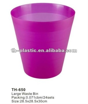 plastic waste bin