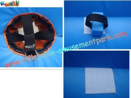 Pvc Inflatable Bungee Run Triple Lane,three Laneinflatable Sports Games Bungee