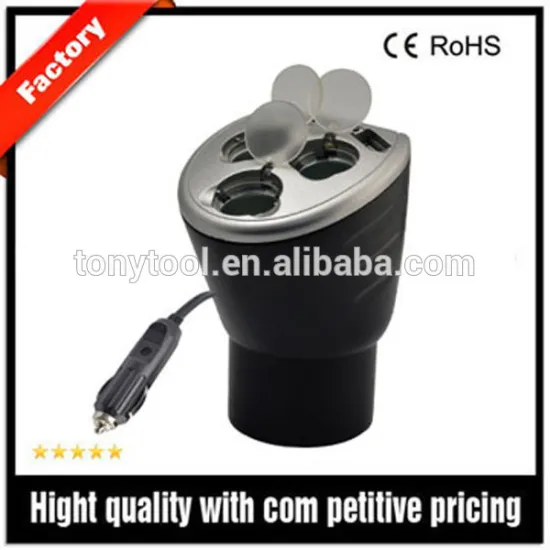multiple outlet 12v car adapter / cigarette lighter male to female