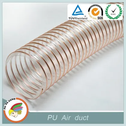 Highly flexible PU flex air duct