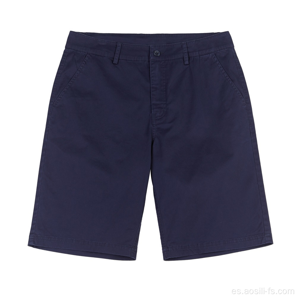 Shorts de sarga de moda para hombre