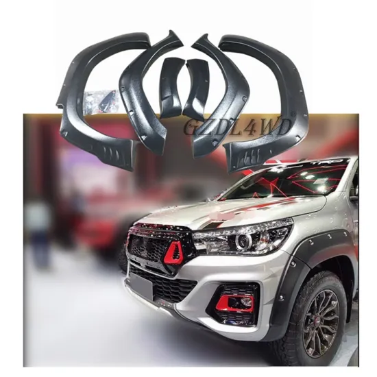 ABS Fender Flares for Hilux Revo Rocco 2015-2019 - GZDL4WD 4x4 Auto Car Parts