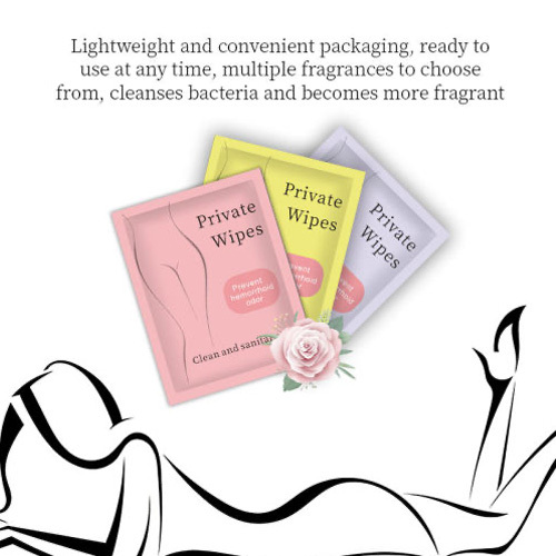 Mini toallitas húmedas para mujer con aromas personalizados