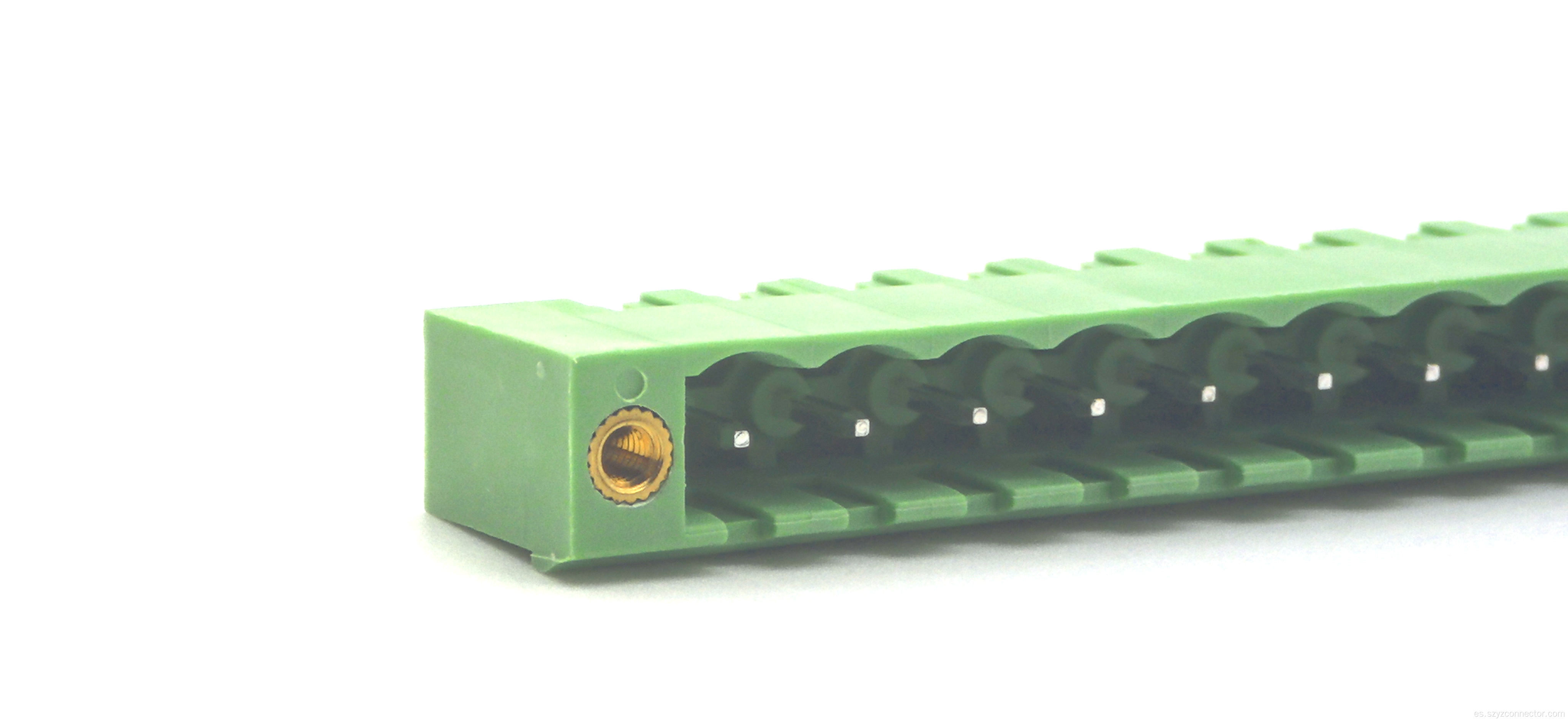 Bloques de terminal encaprobables de 5.08 mm macho 12p