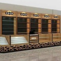 Supermarket Boutique Display Service Counter