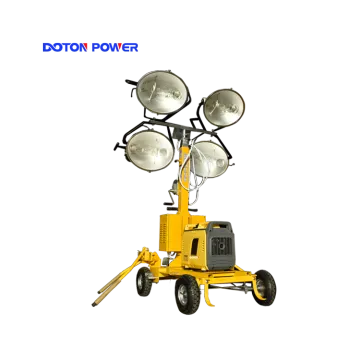 5.5M Height Manual Mast Portable Light Tower With