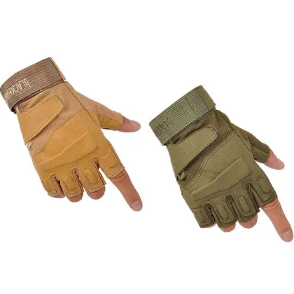 New Outdoor tactical gloves Winter Windproof Sports Fingerless Military Tactical Hunting Riding Gloves