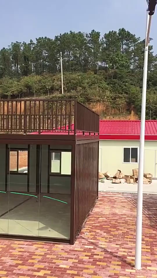 Smart Design Folding House for Portable Container Shops