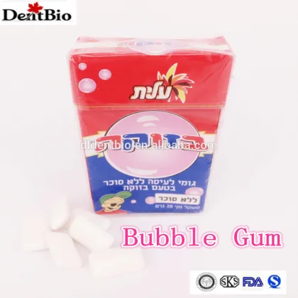 Flip box bubble gum chewing whiting gum