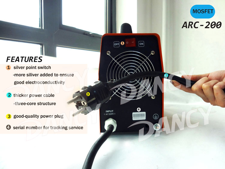 ARC 200 mosfet welder fan and plug