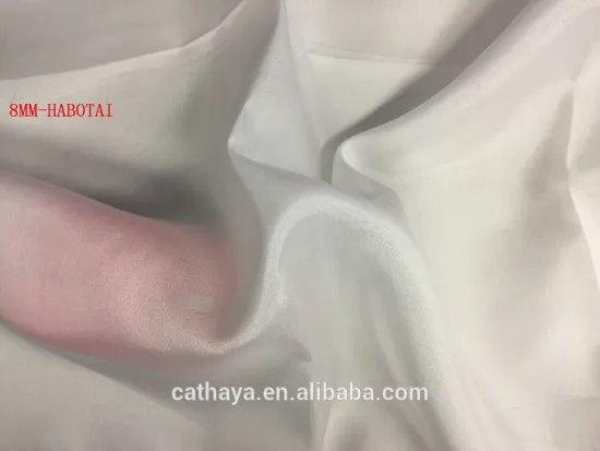 100% PURE REAL SILK /HABOTAI FABRIC 8MM FROM CHINA FACTORY