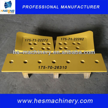 D155-1/TY320 Manganese steel bulldozer spare parts,cutting edge,end bit