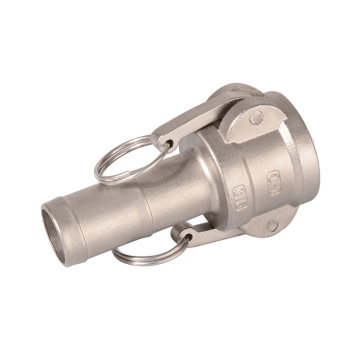 SS316/SS304 Stainless Steel Flexible Pipe Quick Connectors - C Type Female Camlock Coupling