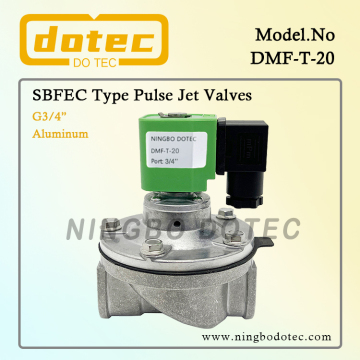 BFEC DMF-T-20 مستقيم من خلال صمام الملف اللولبي النبض 3/4 ''