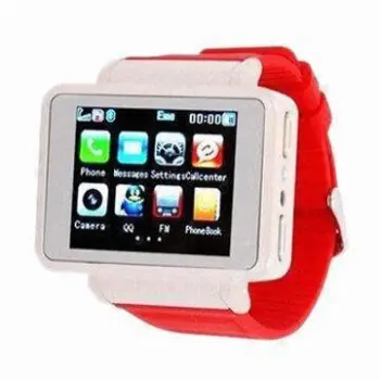 1.8-inch TFT Touchscreen Watch Phone with 512MB Storage, 4GB Card Slot, Java, Webcam and Camera