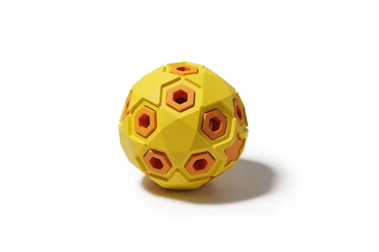 Durable Double Layer Rubber Chew Ball for Dogs