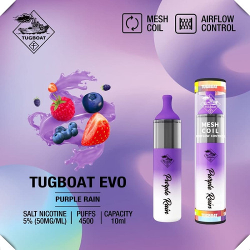 키트 포드 일회용 vape Tugboat Evo 4500 퍼프