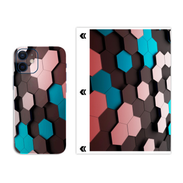 Coloful Plotter Polished Surface iphone12 Back Film