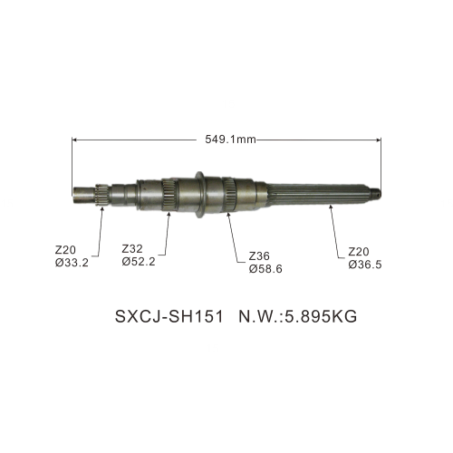 ME607854 Arbre de vitesses de transmission des pièces automobiles 20T-32T-36T-20T pour Mitsubishi