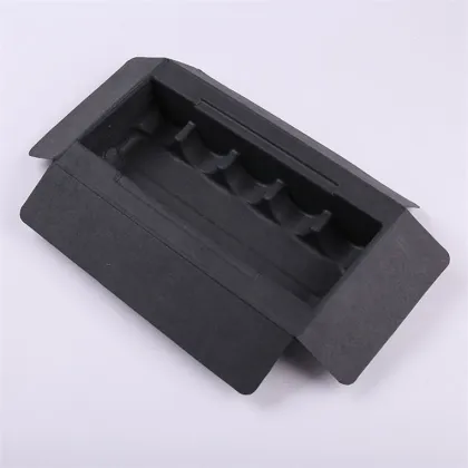 Paper perfume bottle tube pump cosmetics packaging tray