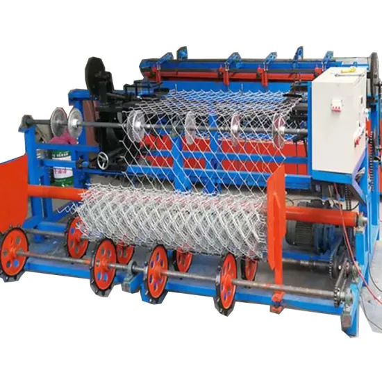Single Wire Automatic Chain Link Fence Machine with Dual Mold Type