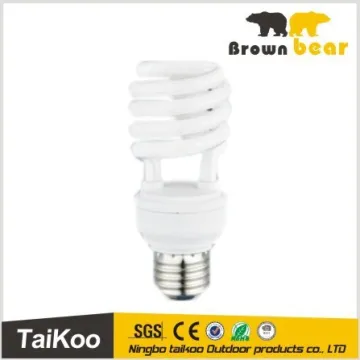 half strew spiral cfl energy saving lamps
