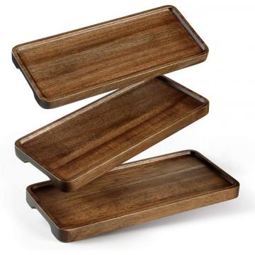 Wholesale High Quality Wooden Serving Trays With Handles