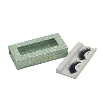 Custom Glitter Paper Eyelashes Paper Box
