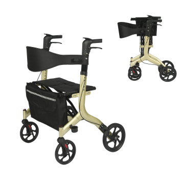 Widened Rollator Walker Aluminum Mobility Aids