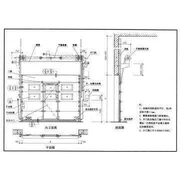 Pintu Keamanan Upgrade Aluminium Alloy Interior