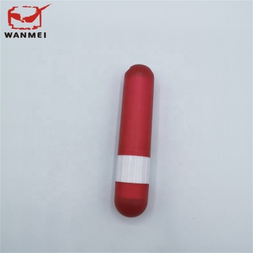 Black Red Green 6g Round PP Plastic Lip Balm Container with Hook Hole