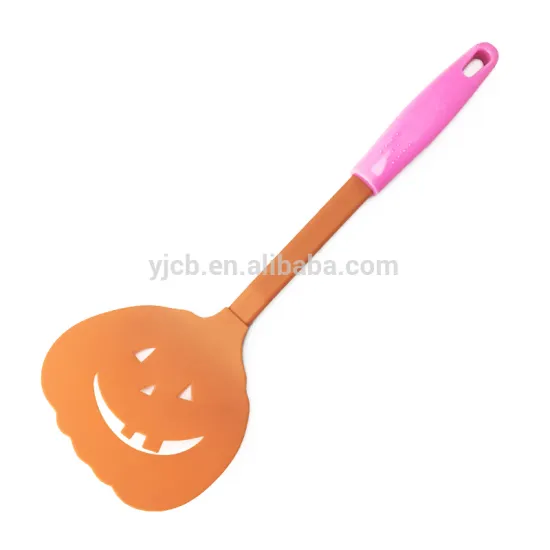 Nylon Halloween pumpkin shaped nylon spatula safe