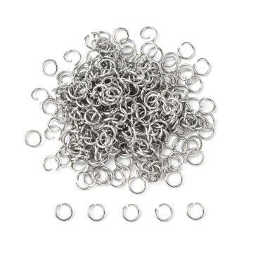 Wholesale 304 Stainless Steel Open Jump Rings - 5000pcs, 20 Gauge, 6x0.8mm by Pandahall